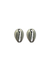 Silver Cowrie earrings