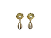 Cowrie Pearl earrings