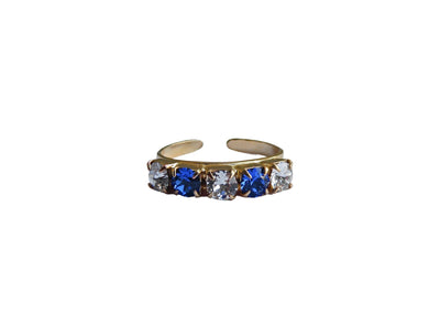 Blue & White Ornament Stacking Ring