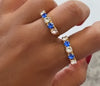 Blue & White Ornament Stacking Ring