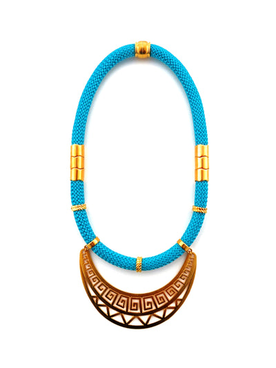 Light Blue Athena Necklace