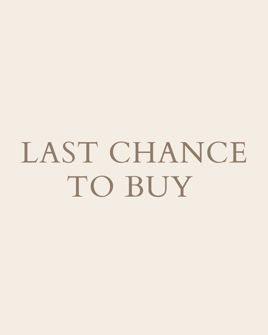 LAST CHANCE TO BUY