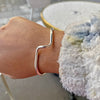 Elena Silver Cuff Bracelet