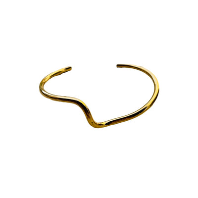 Bracelet manchette Elena en or