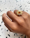 Amber Sun Ring