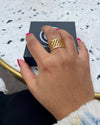 Gold Iris Ring