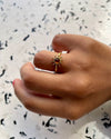 Mini Amber Sun Ring