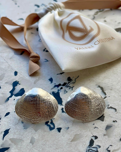 Silver Seashell Earrings