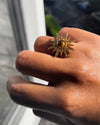 Tiger eye sun ring