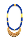 Collana Athena blu oro