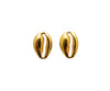 Χρυσά σκουλαρίκια Cowrie